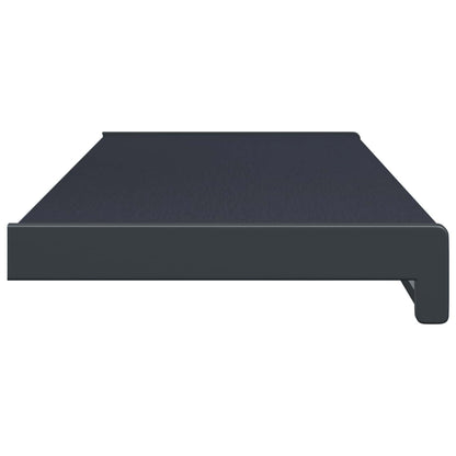 Window Sill Anthracite with wood grain 60 x 20 x 4.5 cm PVC