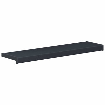 Window Sill Anthracite with wood grain 80 x 20 x 4.5 cm PVC