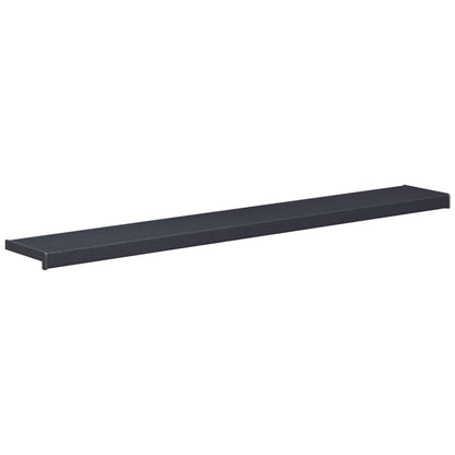 Window Sill Anthracite with wood grain 160 x 20 x 4.5 cm PVC