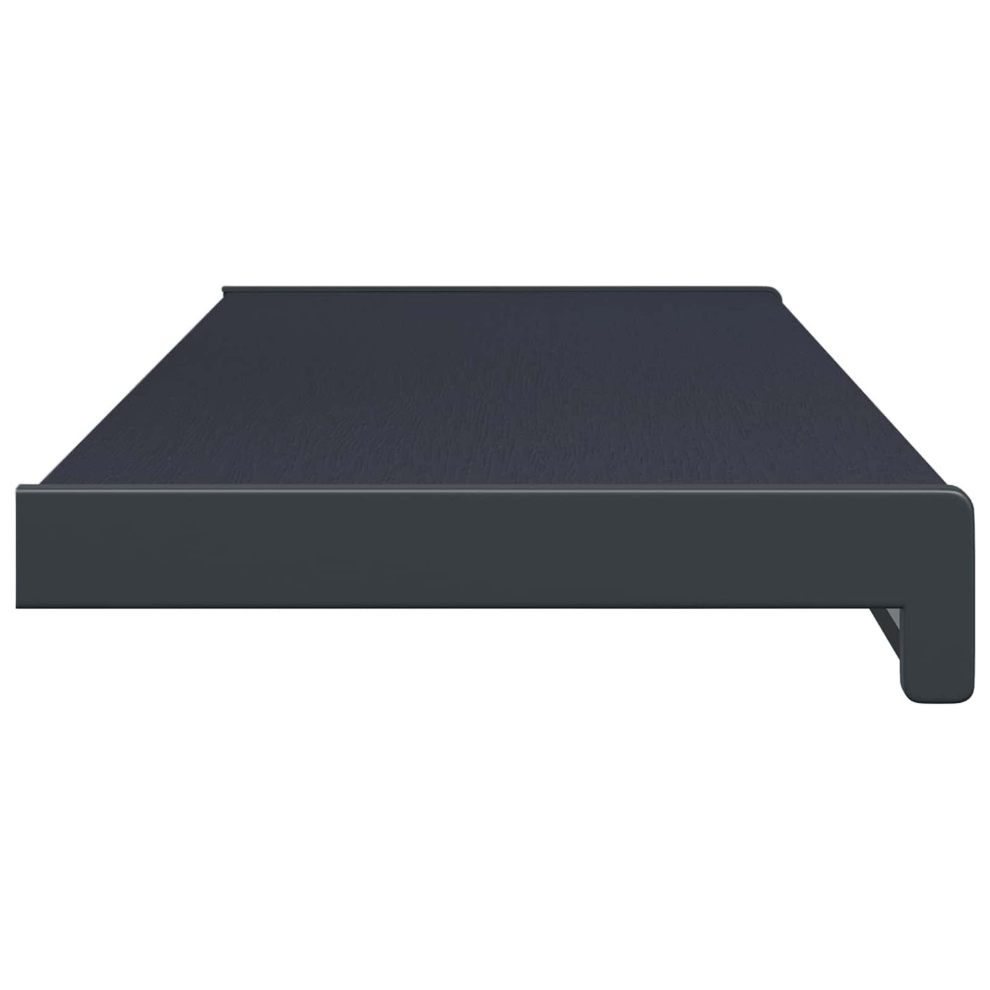 Window Sill Anthracite with wood grain 80 x 25 x 4.5 cm PVC