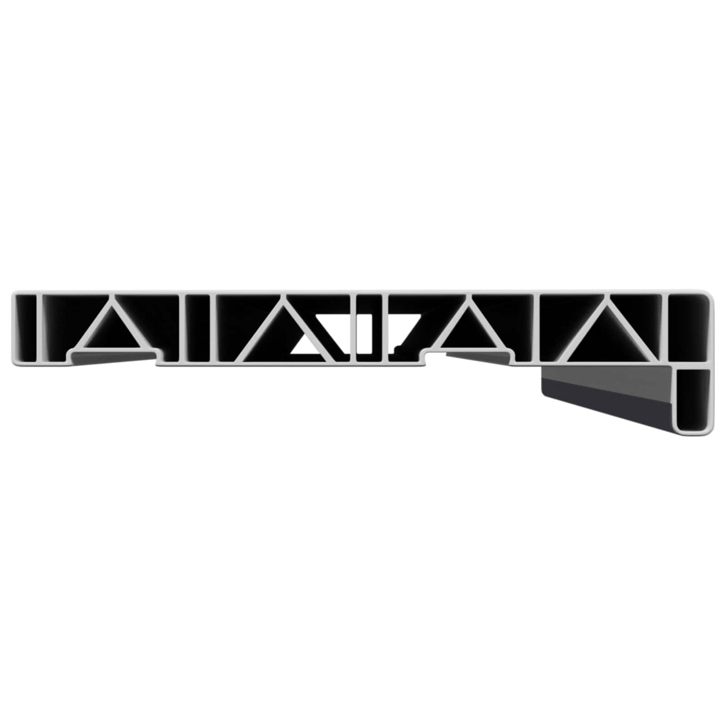 Window Sill Anthracite with wood grain 80 x 25 x 4.5 cm PVC