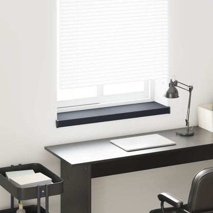 Window Sill Anthracite with wood grain 100 x 25 x 4.5 cm PVC