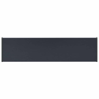 Window Sill Anthracite with wood grain 100 x 25 x 4.5 cm PVC