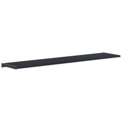 Window Sill Anthracite with wood grain 140 x 25 x 4.5 cm PVC