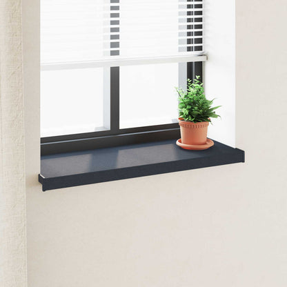 Window Sill Anthracite with wood grain 60 x 30 x 4.5 cm PVC