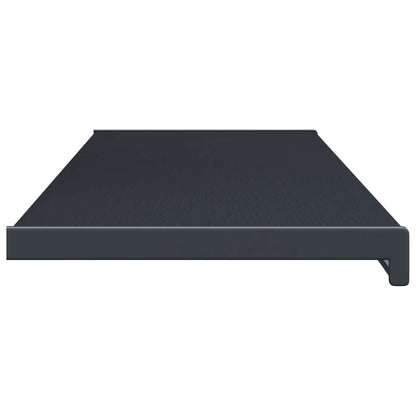 Window Sill Anthracite with wood grain 120 x 30 x 4.5 cm PVC