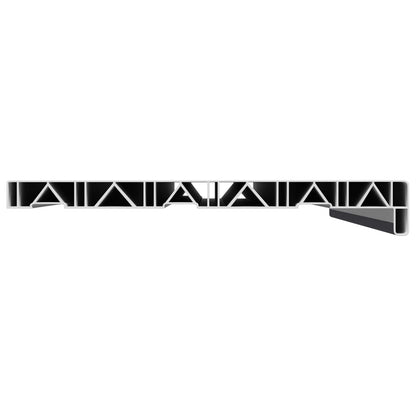 Window Sill Anthracite with wood grain 60 x 35 x 4.5 cm PVC