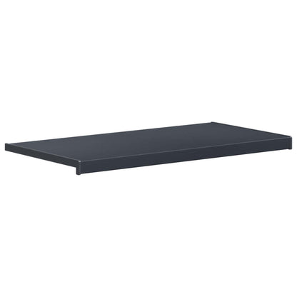 Window Sill Anthracite with wood grain 80 x 40 x 4.5 cm PVC