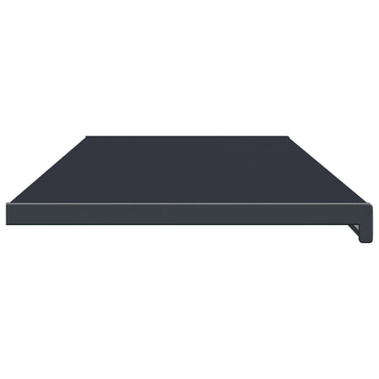 Window Sill Anthracite with wood grain 140 x 40 x 4.5 cm PVC