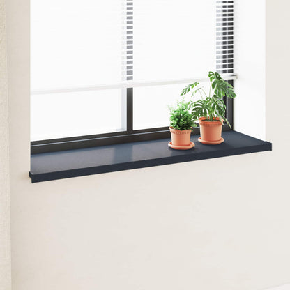 Window Sill Anthracite with wood grain 160 x 40 x 4.5 cm PVC