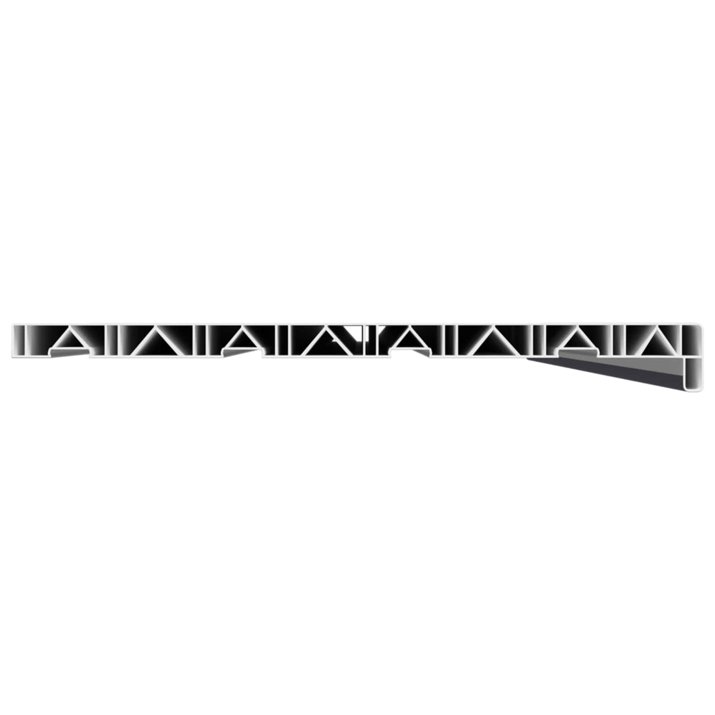 Window Sill Anthracite with wood grain 160 x 40 x 4.5 cm PVC