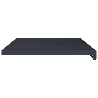 Window Sill Anthracite with wood grain 60 x 45 x 4.5 cm PVC