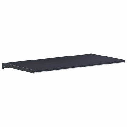 Window Sill Anthracite with wood grain 80 x 45 x 4.5 cm PVC