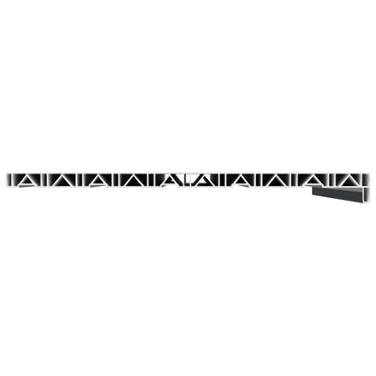 Window Sill Anthracite with wood grain 80 x 50 x 4.5 cm PVC