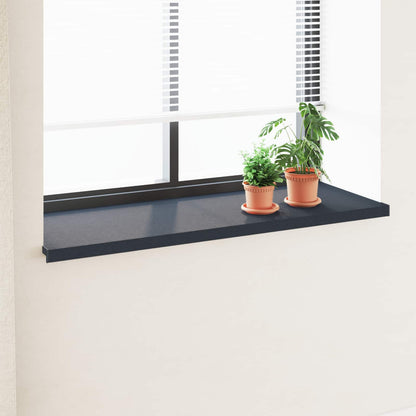 Window Sill Anthracite with wood grain 140 x 50 x 4.5 cm PVC