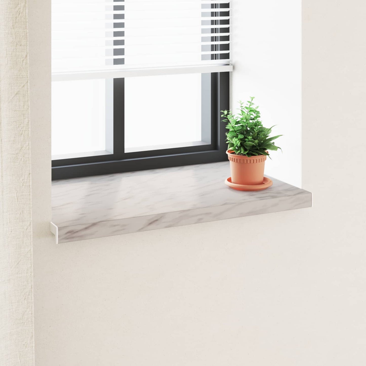 Window Sill Marble texture 80 x 50 x 4.5 cm PVC