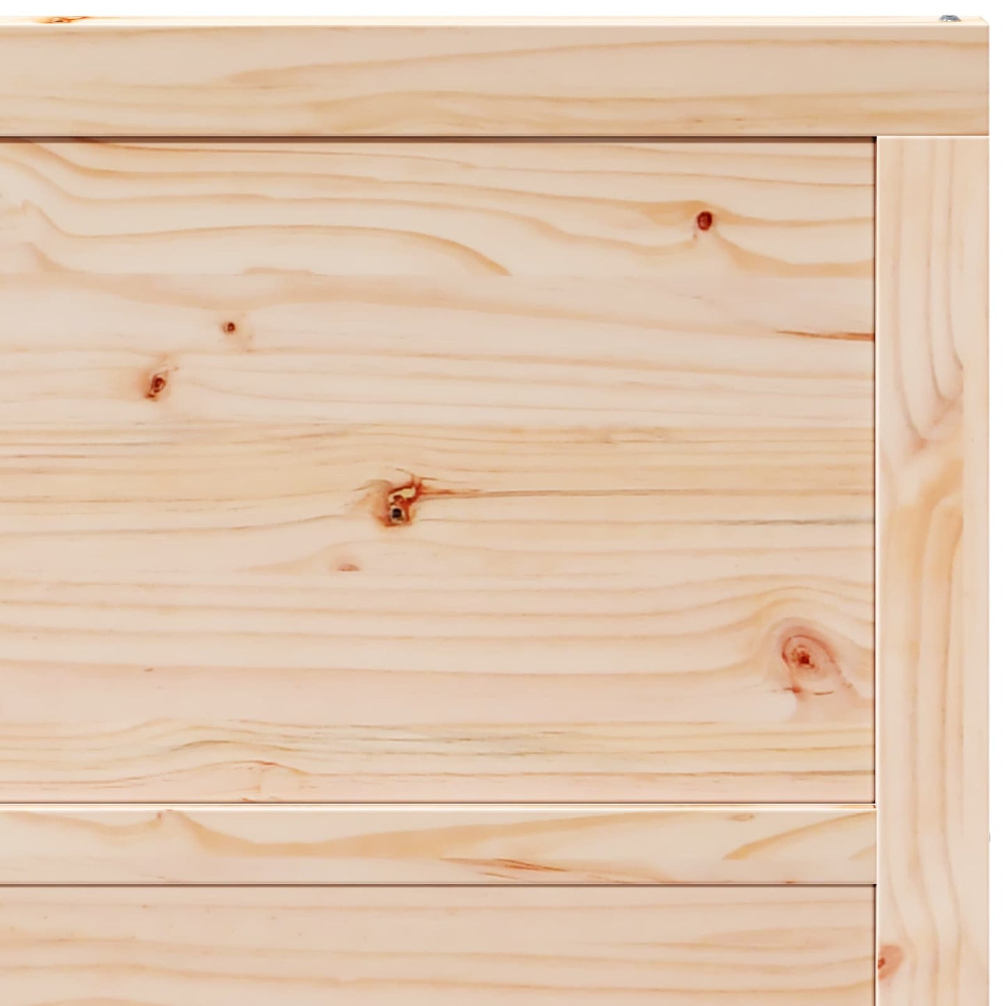 Barn Door Natural 100 x 2.5 x 208 cm Solid Pine Wood