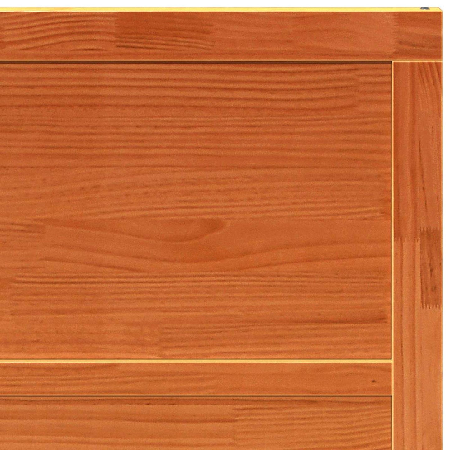 Barn Door Wax Brown 100 x 2.5 x 208 cm Solid Pine Wood
