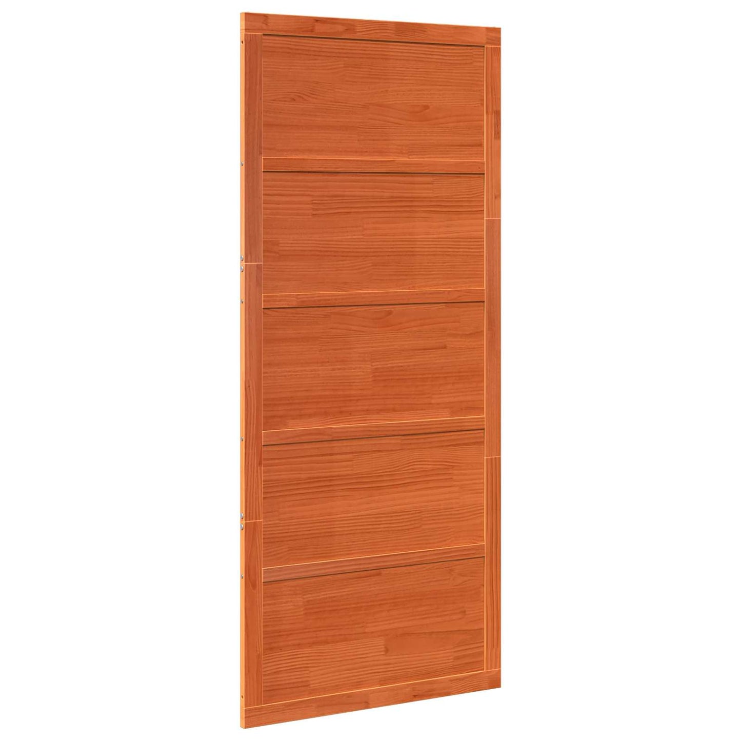 Barn Door Wax Brown 100 x 2.5 x 208 cm Solid Pine Wood
