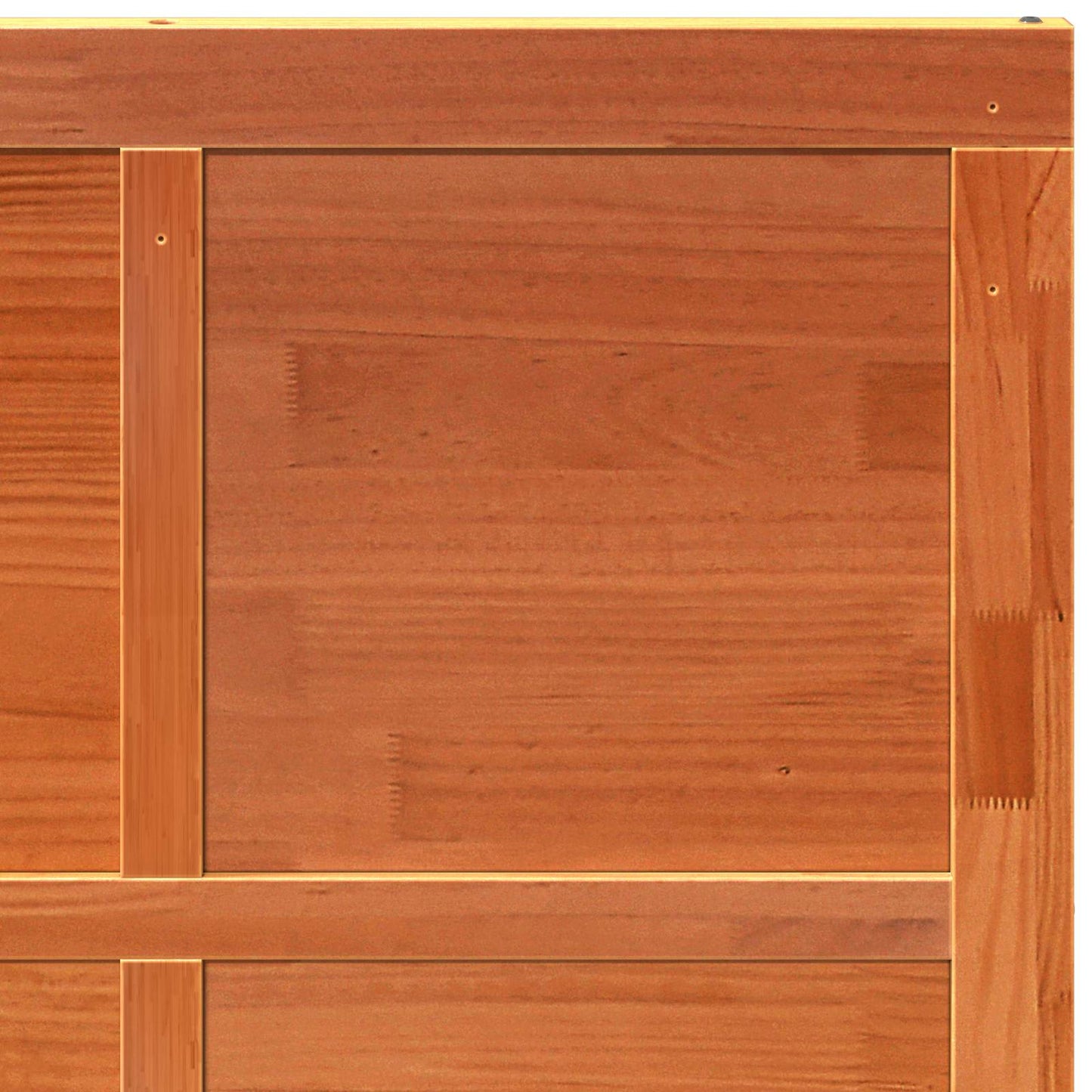 Barn Door Wax brown 100 x 2.5 x 208 cm Solid Pine Wood