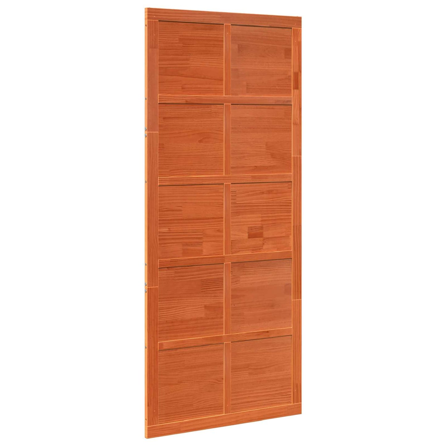 Barn Door Wax brown 80 x 2.5 x 208 cm Solid Pine Wood