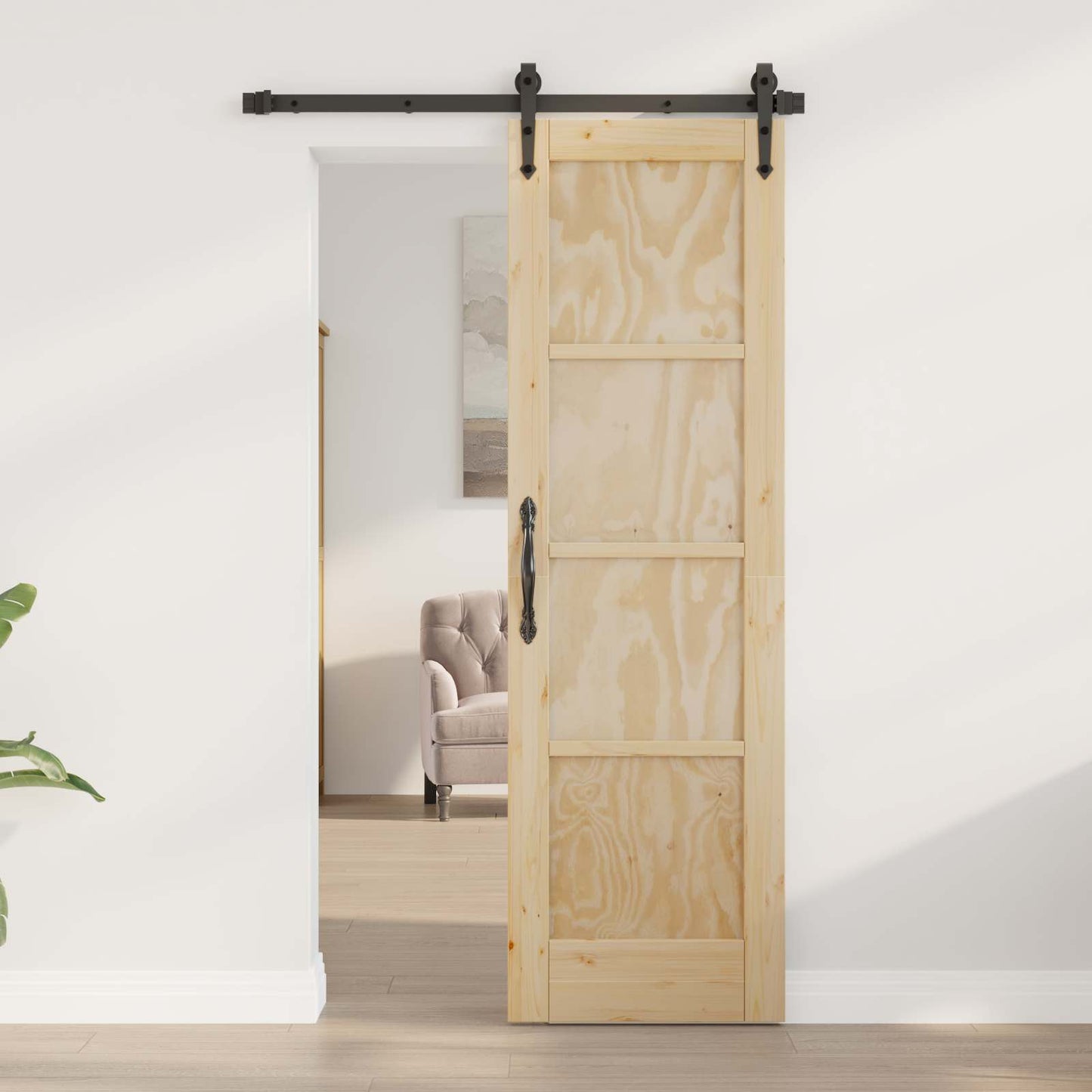 Interior Door Natural 61 x 198.5 cm Plywood