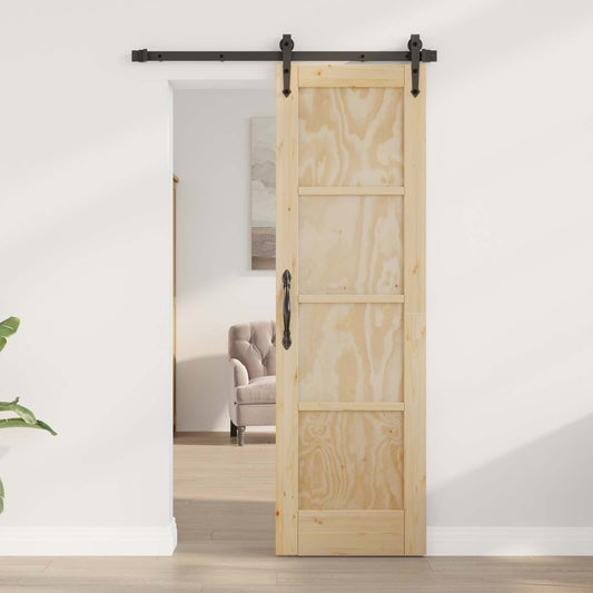 Interior Door 61 x 198.5 cm Plywood Natural