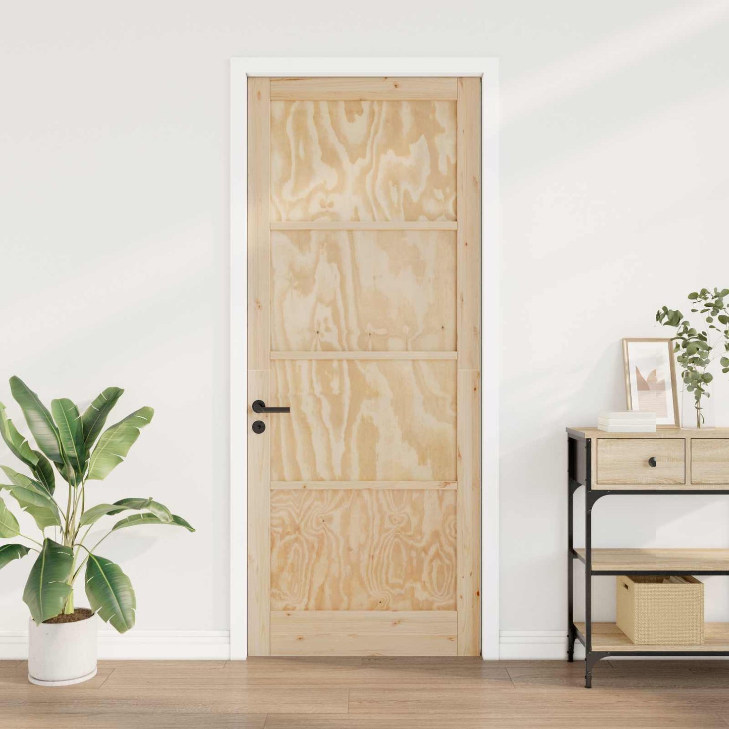 Interior Door Natural 83 x 232 cm Plywood