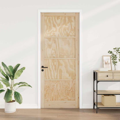 Interior Door Natural 83 x 232 cm Plywood