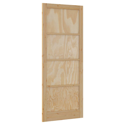 Interior Door Natural 83 x 232 cm Plywood