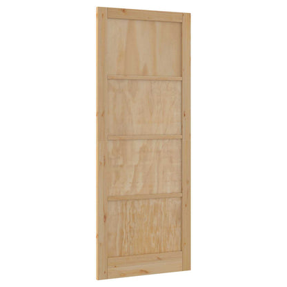 Interior Door Natural 83 x 232 cm Plywood