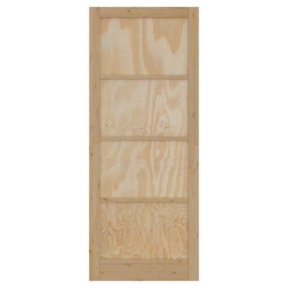 Interior Door Natural 83 x 232 cm Plywood