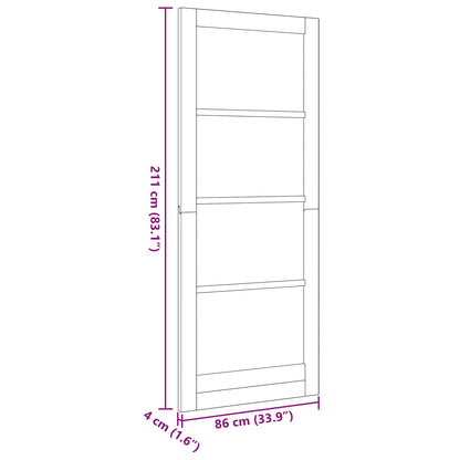 Interior Door Natural 86 x 211 cm Plywood