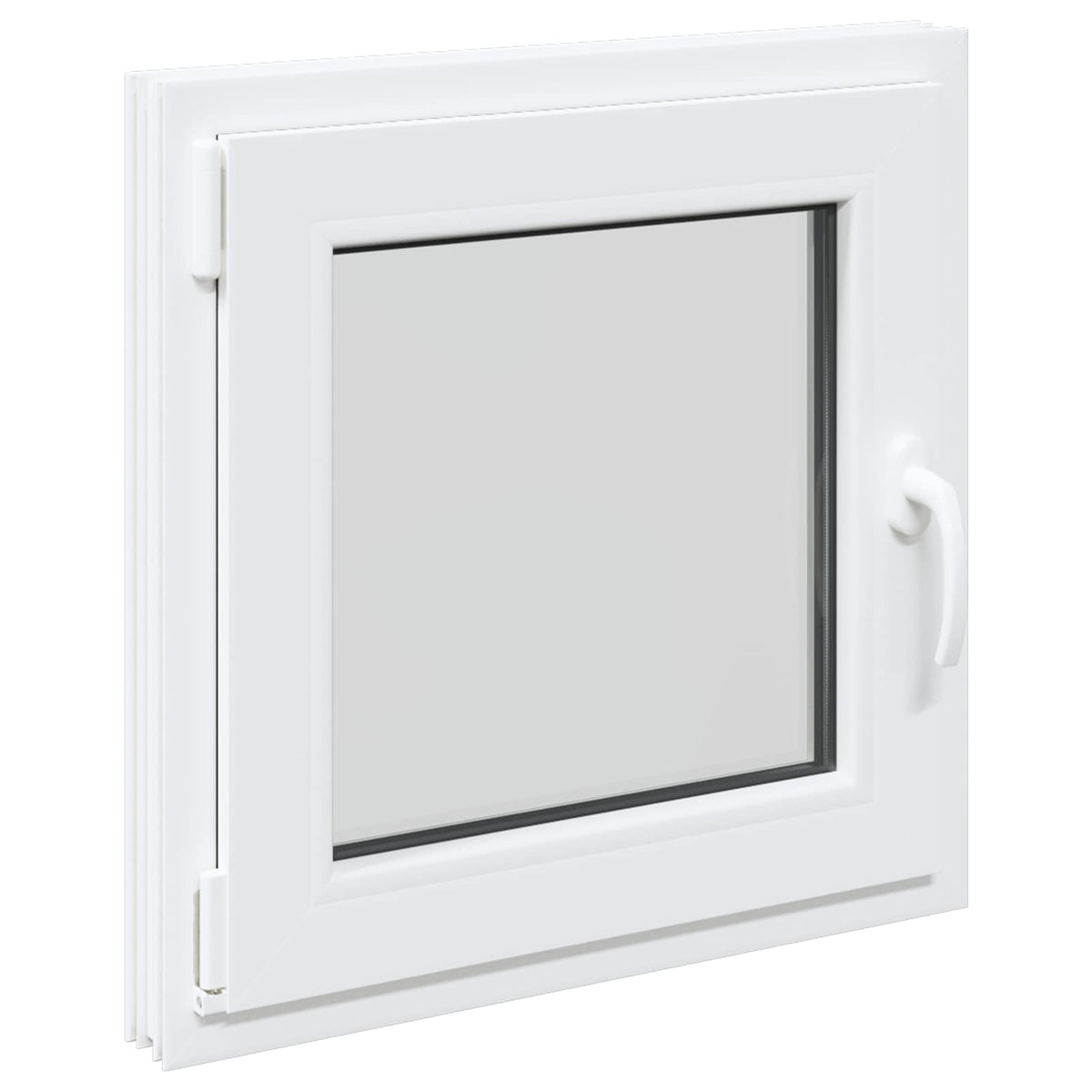 Basement Window Internal Colour White RISOR 50 x 50 cm