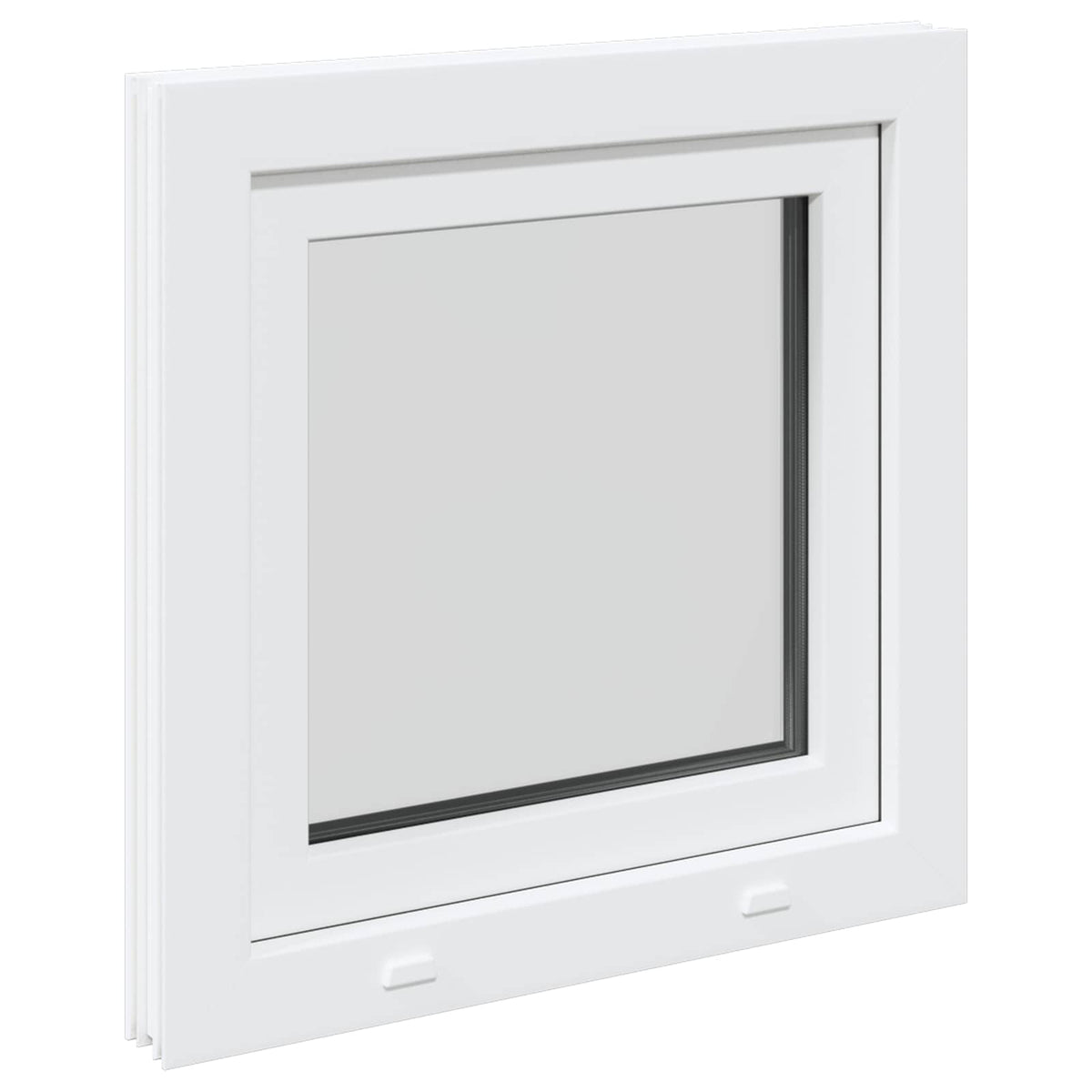 Basement Window Internal Colour White RISOR 50 x 50 cm