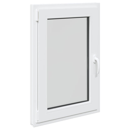 Basement Window RISOR 60 x 80 cm PVC and Glass White