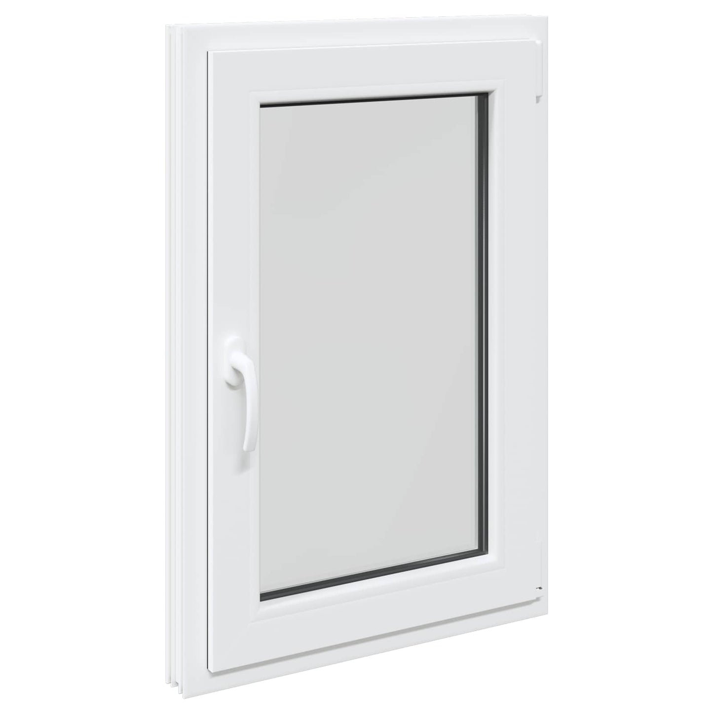 Basement Window RISOR 60 x 100 cm PVC and Glass White