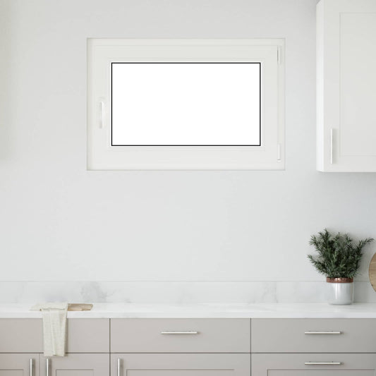 Tilt & Turn Basement Window RISOR 90 x 50 cm PVC and Glass