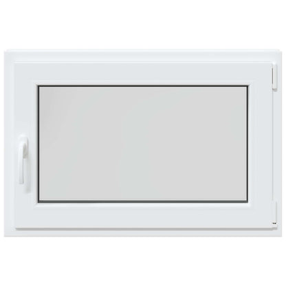 Basement Window RISOR 90 x 60 cm PVC and Glass White