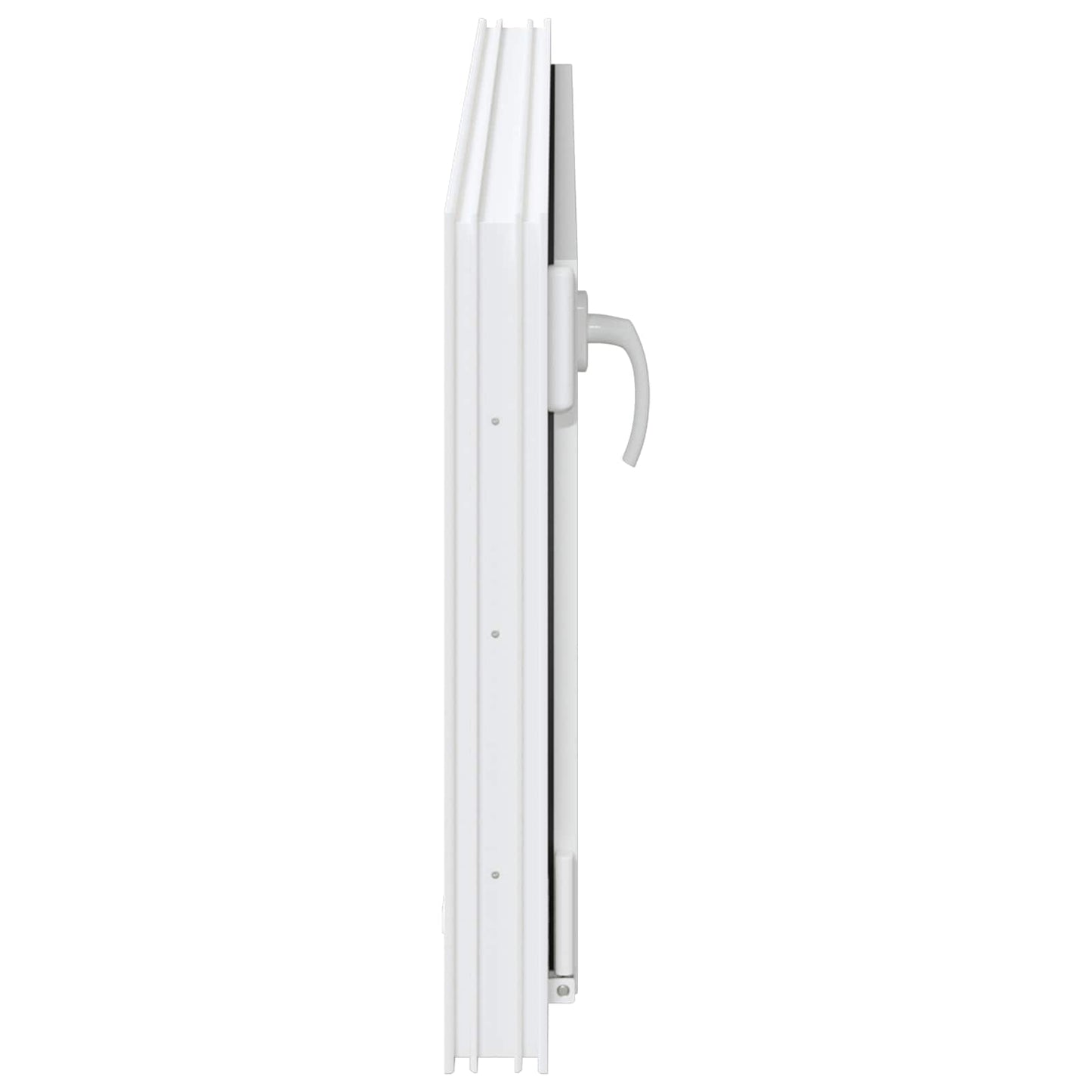 Basement Window RISOR 100 x 50 cm PVC and Glass White