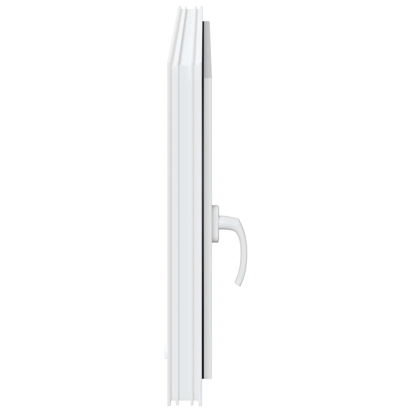 Basement Window RISOR 100 x 60 cm PVC and Glass White