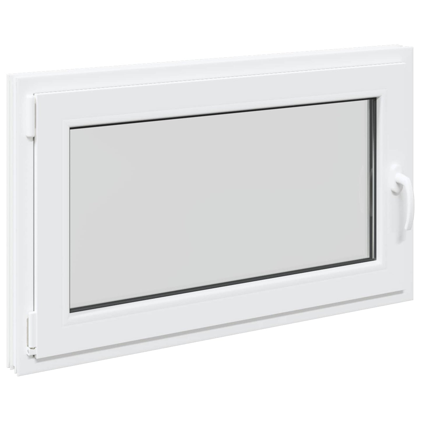 Basement Window RISOR 100 x 60 cm PVC and Glass White