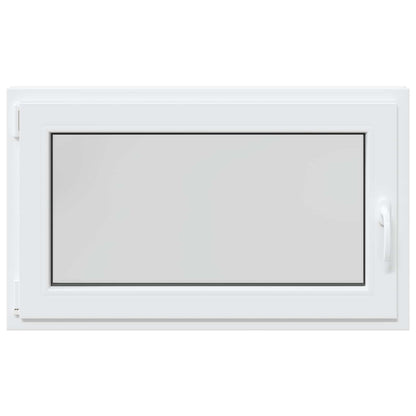 Basement Window RISOR 100 x 70 cm PVC and Glass White