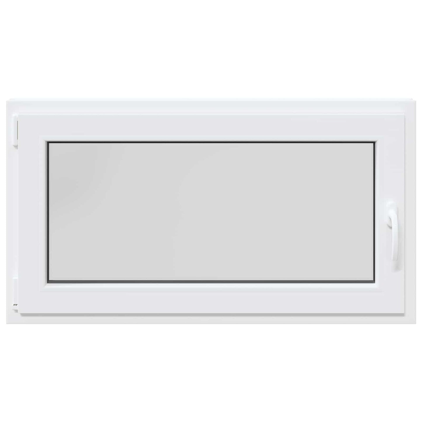 Basement Window RISOR 110 x 50 cm PVC and Glass White