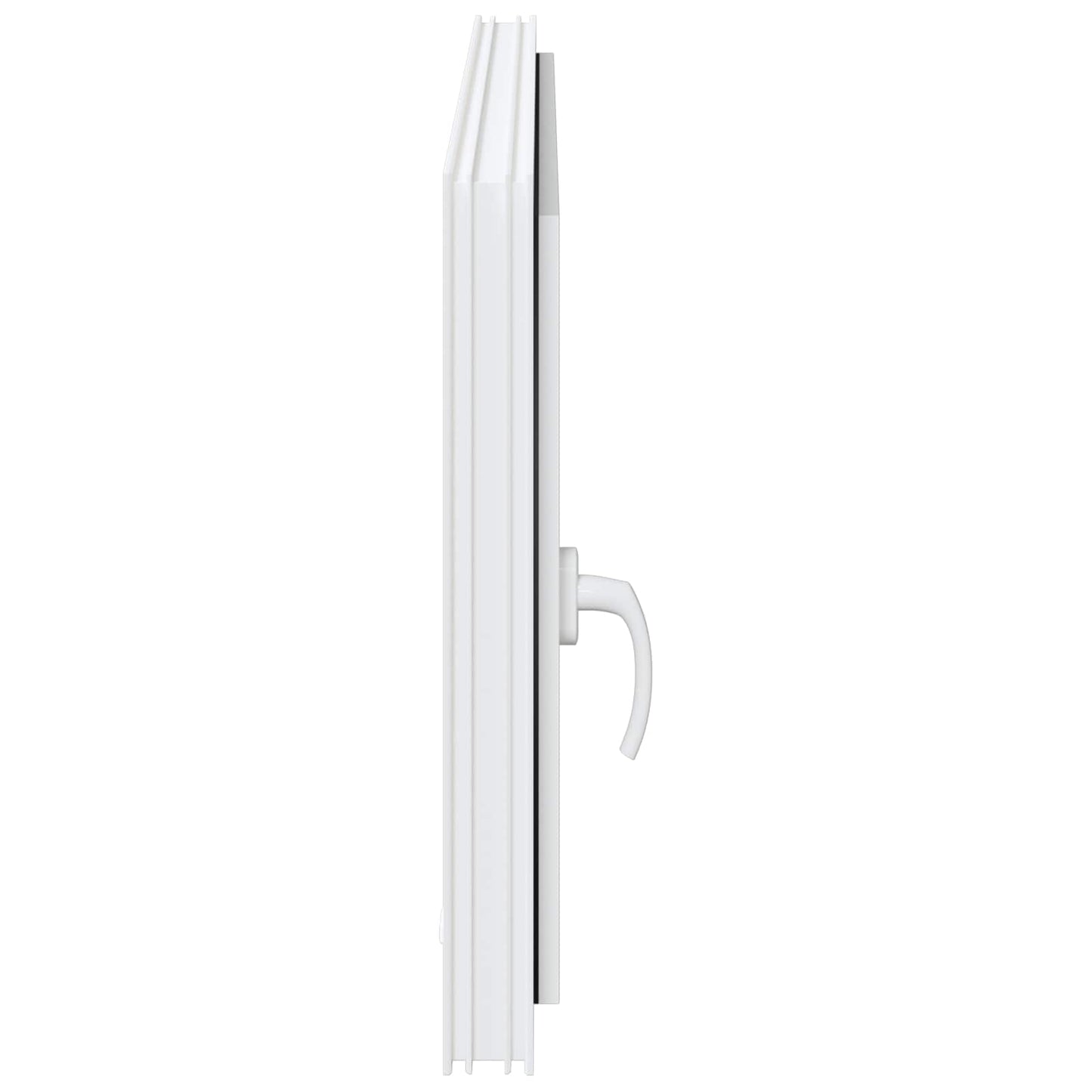 Basement Window RISOR 110 x 60 cm PVC and Glass White