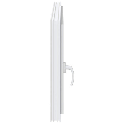 Basement Window RISOR 110 x 60 cm PVC and Glass White