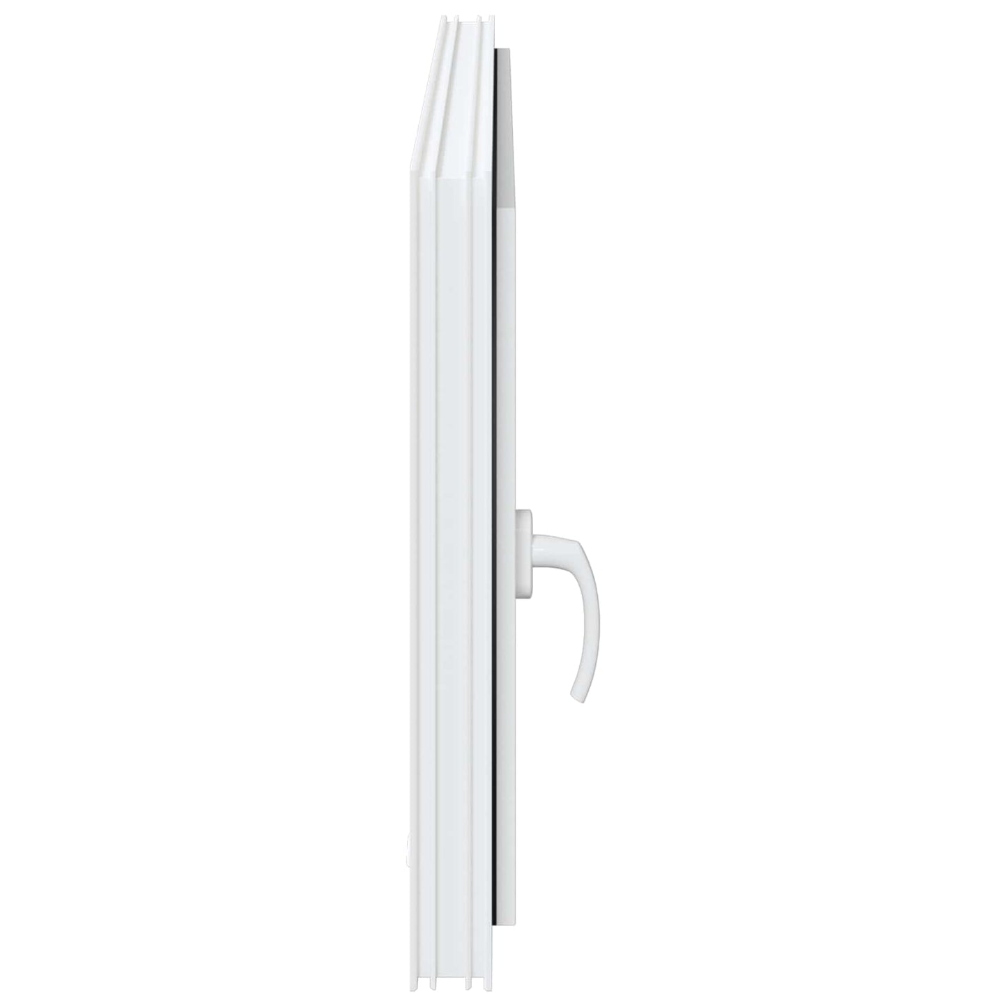 Basement Window RISOR 120 x 60 cm PVC and Glass White