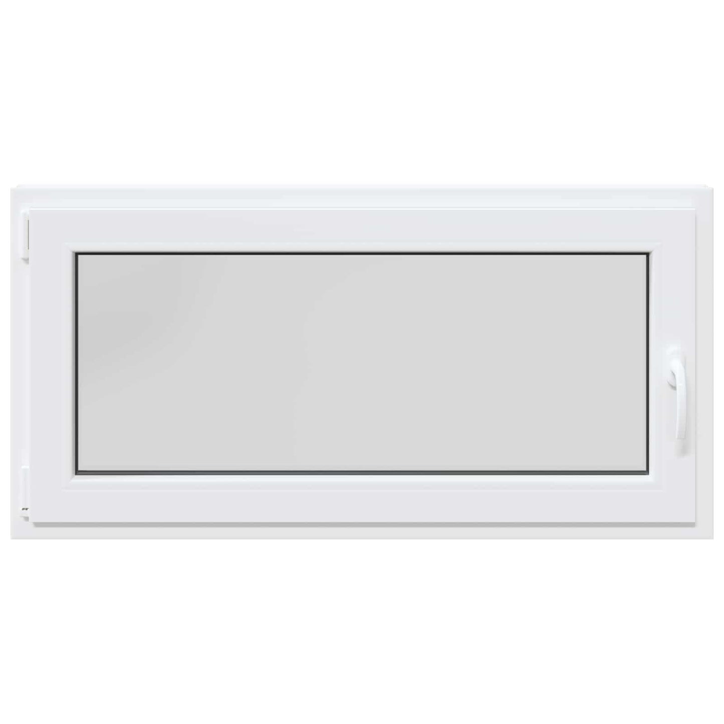 Basement Window RISOR 120 x 60 cm PVC and Glass White