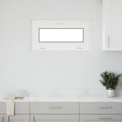 Basement Window Internal Colour White RISOR 80 x 40 cm