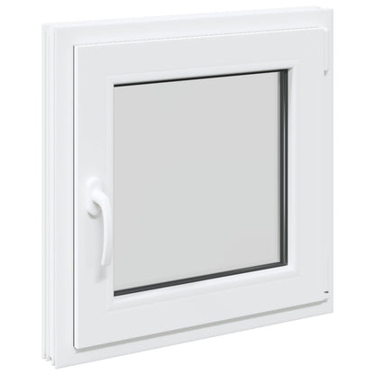 Basement Window RISOR 50 x 50 cm PVC and Glass White